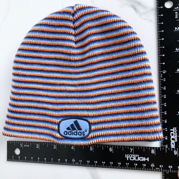 Adidas Kids Striped Multi Color Winter Beanie - Picture 4 of 6